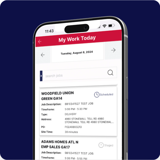 FieldCore scheduling and dispatch dashboard